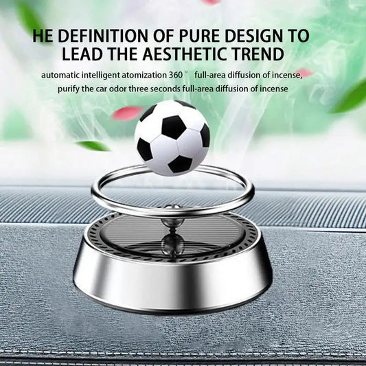 Car Aromatherapy Light Sense Rotating Football Spirit Hanging Car